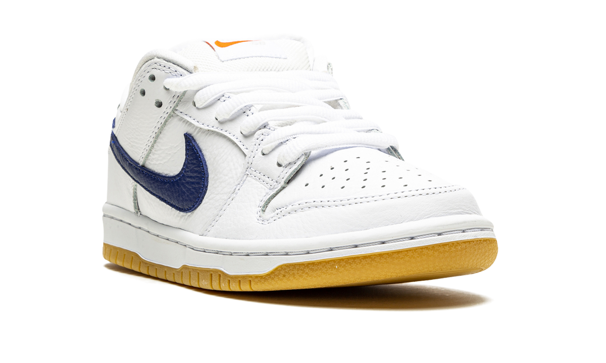 Overkicks - Nike SB Dunk Low Orange Label White Navy (CZ2249-100) - detalle lateral interior