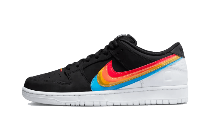 Overkicks - Nike SB Dunk Low Polaroid (DH7722-001) - vista lateral
