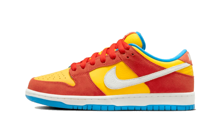 Overkicks - Nike SB Dunk Low Pro Bart Simpson (BQ6817-602) - vista lateral
