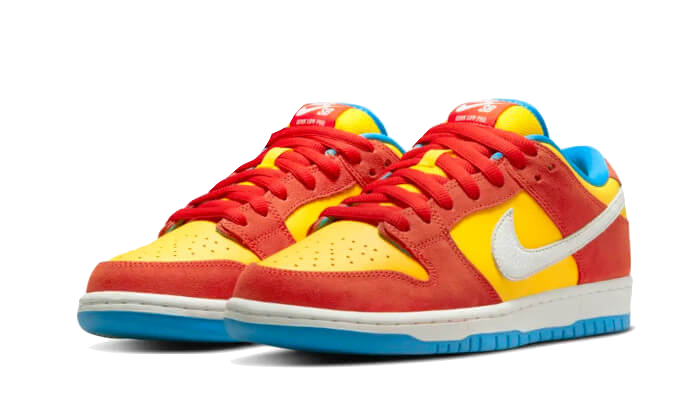 Overkicks - Nike SB Dunk Low Pro Bart Simpson (BQ6817-602) - vista trasera