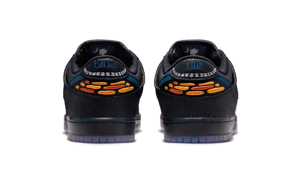 Overkicks - Nike SB Dunk Low Pro Bluetile Skateboards (IQ1323-001) - detalle talón