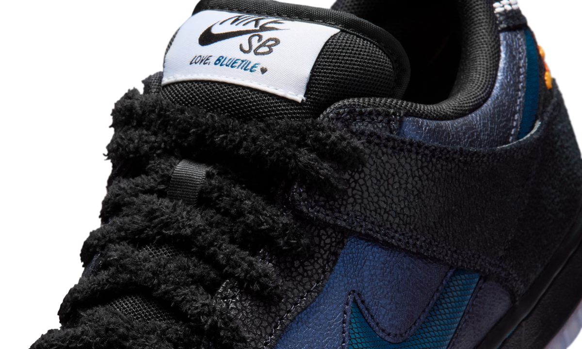 Overkicks - Nike SB Dunk Low Pro Bluetile Skateboards (IQ1323-001) - detalle lateral interior