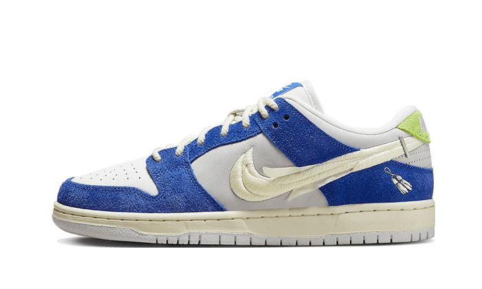 Overkicks - Nike SB Dunk Low Pro Fly Streetwear Gardenia (DQ5130-400) - vista lateral