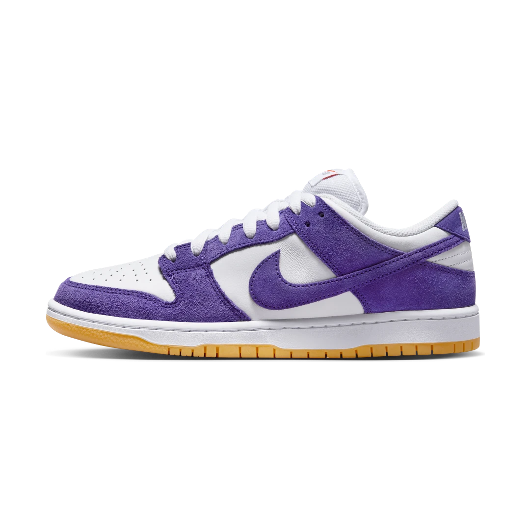 Overkicks - Nike SB Dunk Low Pro ISO Orange Label Court Purple (DV5464-500) - vista lateral