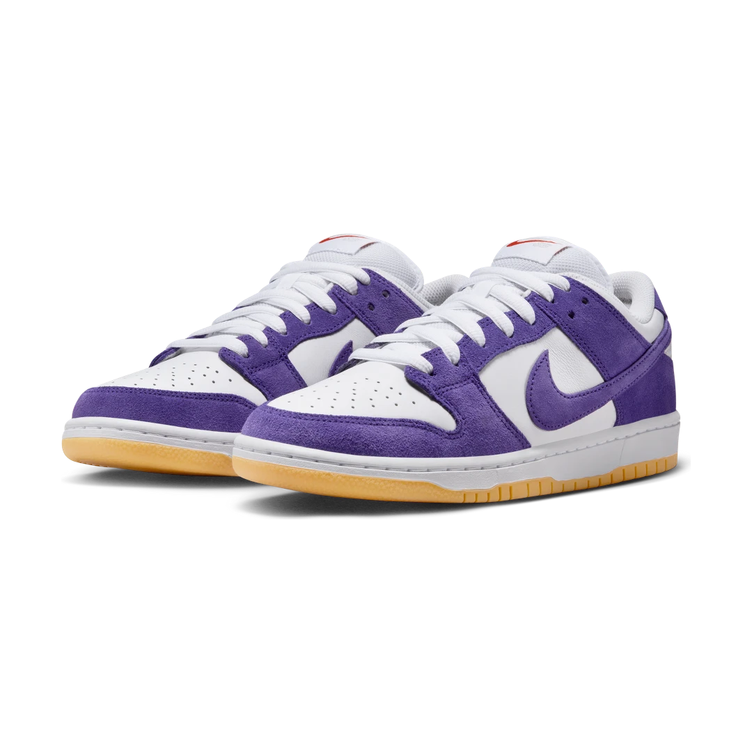 Overkicks - Nike SB Dunk Low Pro ISO Orange Label Court Purple (DV5464-500) - vista trasera