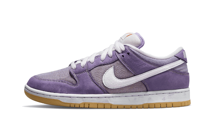 Overkicks - Nike SB Dunk Low Pro ISO Orange Label Unbleached Pack Lilac (DA9658-500) - vista lateral