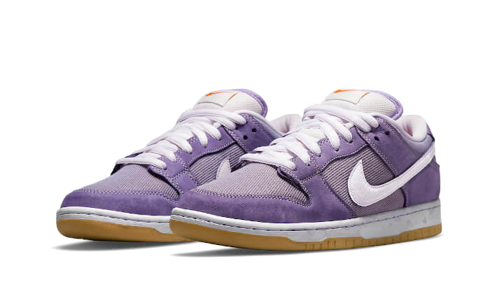 Overkicks - Nike SB Dunk Low Pro ISO Orange Label Unbleached Pack Lilac (DA9658-500) - vista trasera