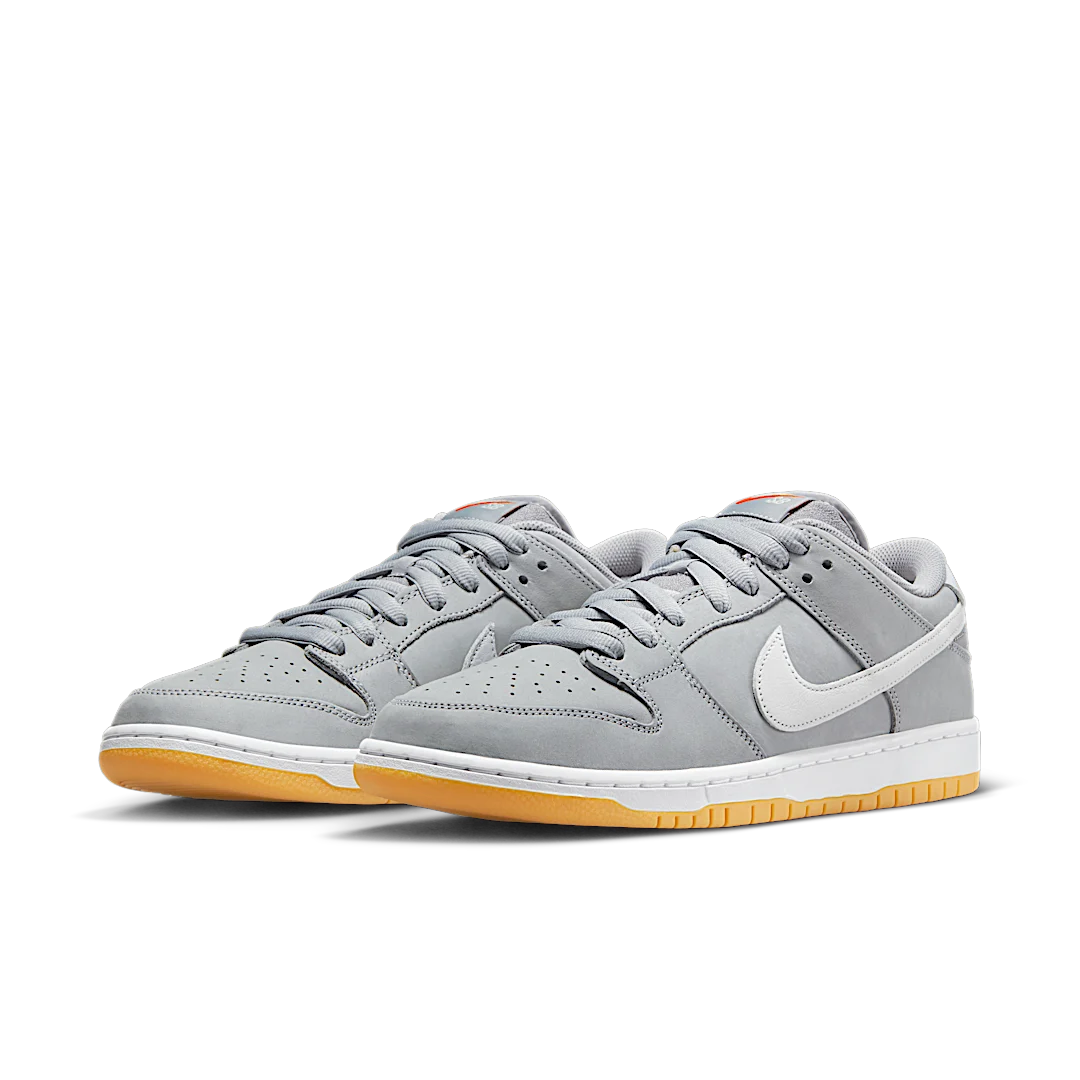 Overkicks - Nike SB Dunk Low Pro ISO Orange Label Wolf Grey Gum (DV5464-001) - vista trasera