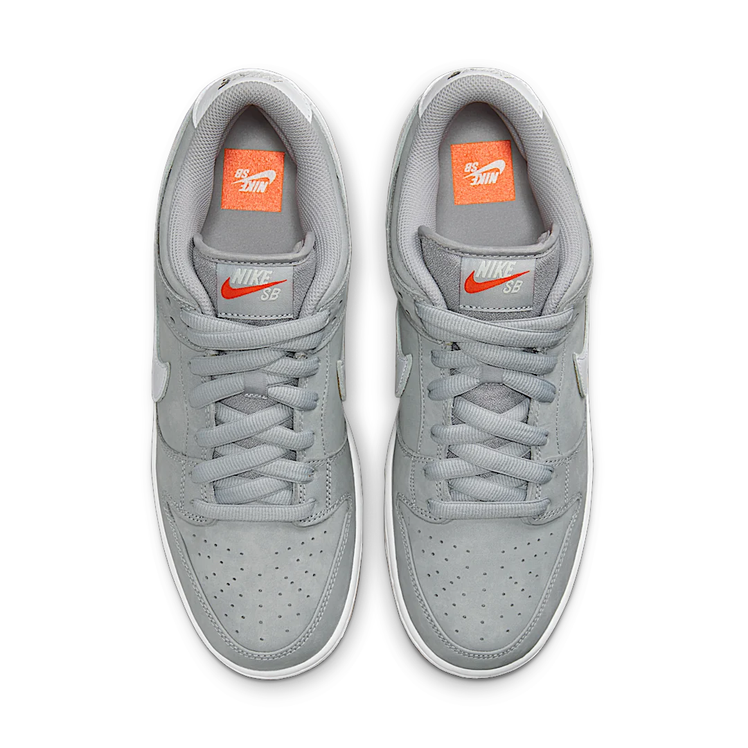Overkicks - Nike SB Dunk Low Pro ISO Orange Label Wolf Grey Gum (DV5464-001) - par completo