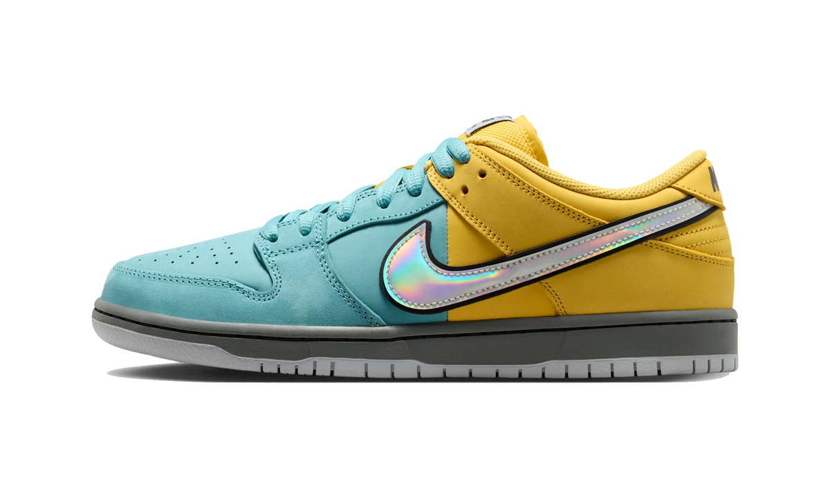 Overkicks - Nike SB Dunk Low Pro Muni Lightning Denim Turquoise (IR1888-700) - vista lateral