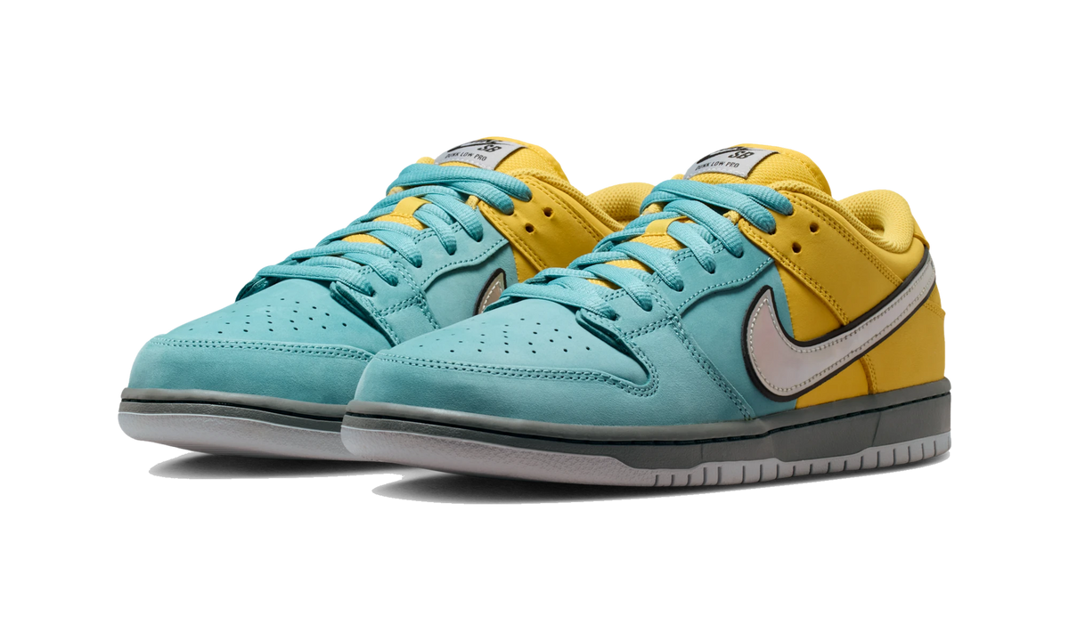 Overkicks - Nike SB Dunk Low Pro Muni Lightning Denim Turquoise (IR1888-700) - vista trasera