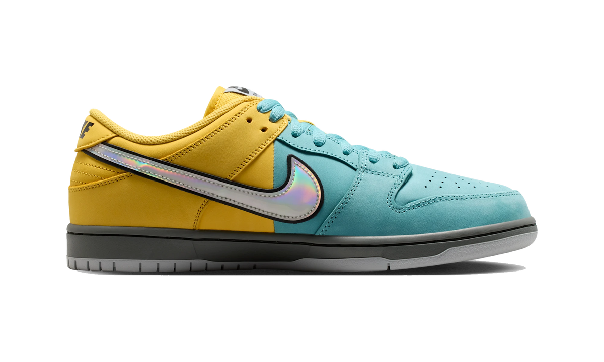 Overkicks - Nike SB Dunk Low Pro Muni Lightning Denim Turquoise (IR1888-700) - detalle suela