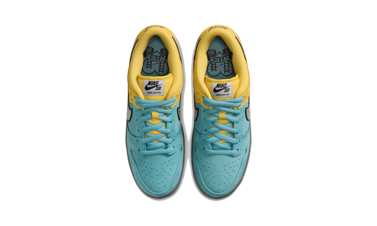 Overkicks - Nike SB Dunk Low Pro Muni Lightning Denim Turquoise (IR1888-700) - vista superior