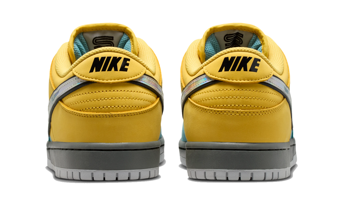 Overkicks - Nike SB Dunk Low Pro Muni Lightning Denim Turquoise (IR1888-700) - detalle talón