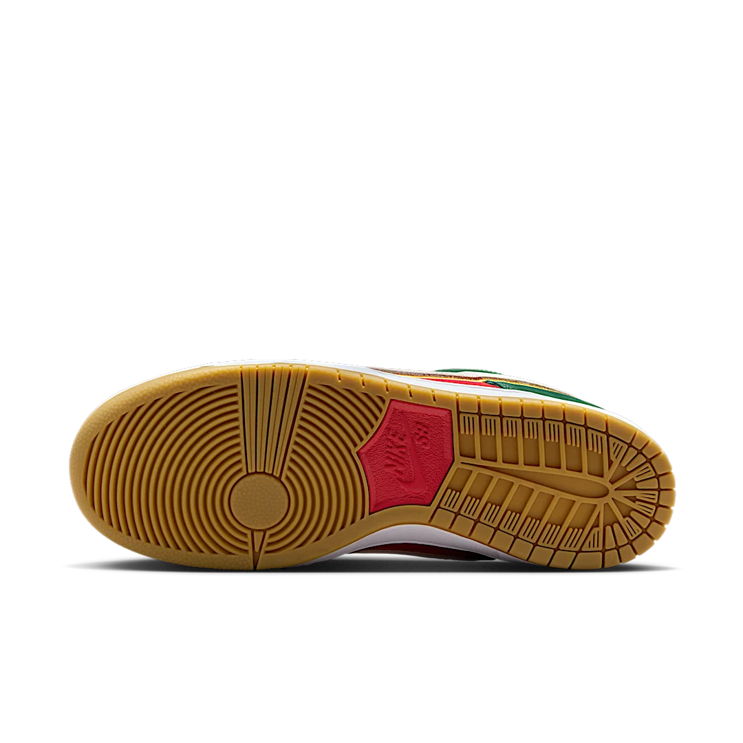 Overkicks - Nike SB Dunk Low Pro PRM Seattle Supersonics (FZ1287-300) - detalle suela