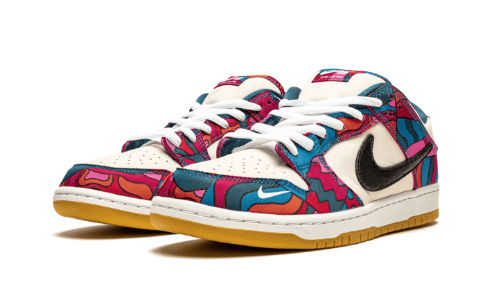 Overkicks - Nike SB Dunk Low Pro Parra Abstract Art (2021) (DH7695-600) - vista trasera