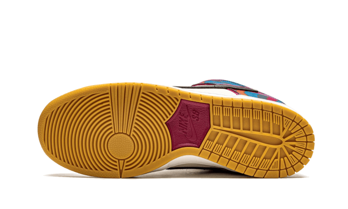 Overkicks - Nike SB Dunk Low Pro Parra Abstract Art (2021) (DH7695-600) - detalle suela