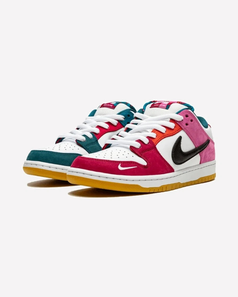 Overkicks - Nike SB Dunk Low Pro QS Parra (Friends & Family) (2021) (DH7695-100) - vista trasera