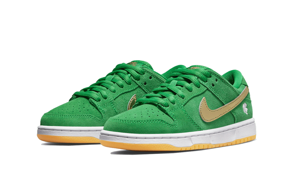 Overkicks - Nike SB Dunk Low Pro St. Patricks Day (2022) (BQ6817-303) - vista trasera