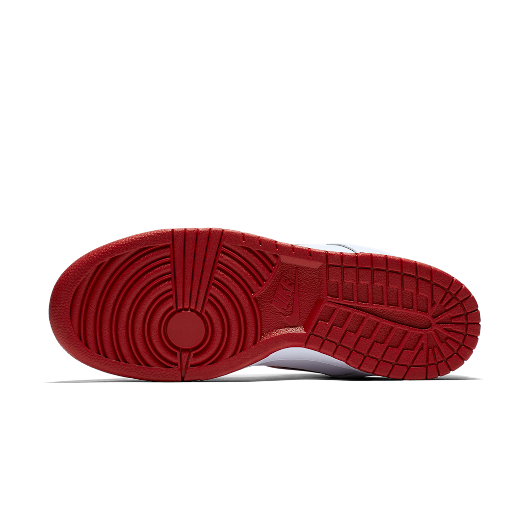 Overkicks - Nike SB Dunk Low Supreme Jewel Swoosh Red (CK3480-600) - detalle suela