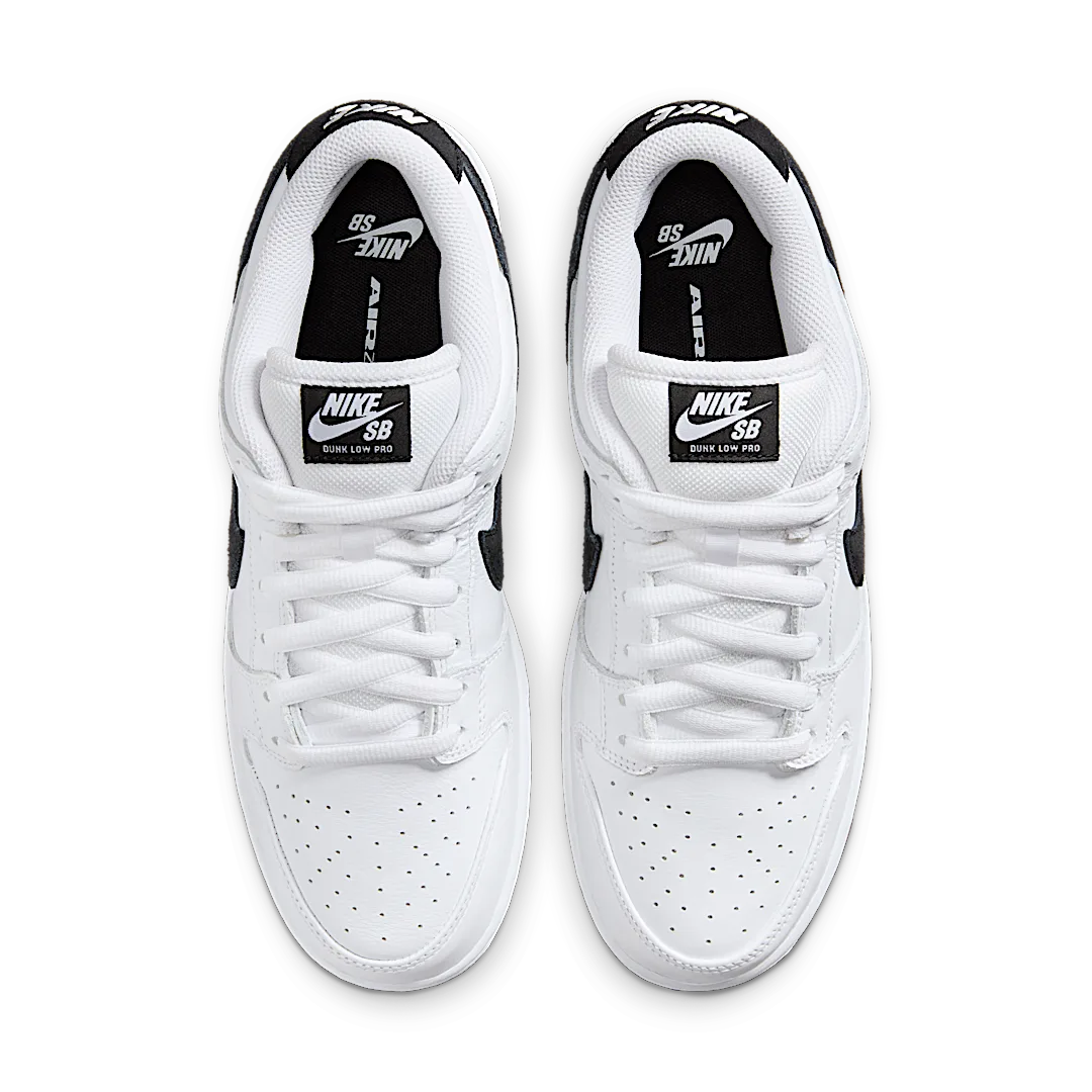 Overkicks - Nike SB Dunk Low White Black (HF3704-100) - detalle suela