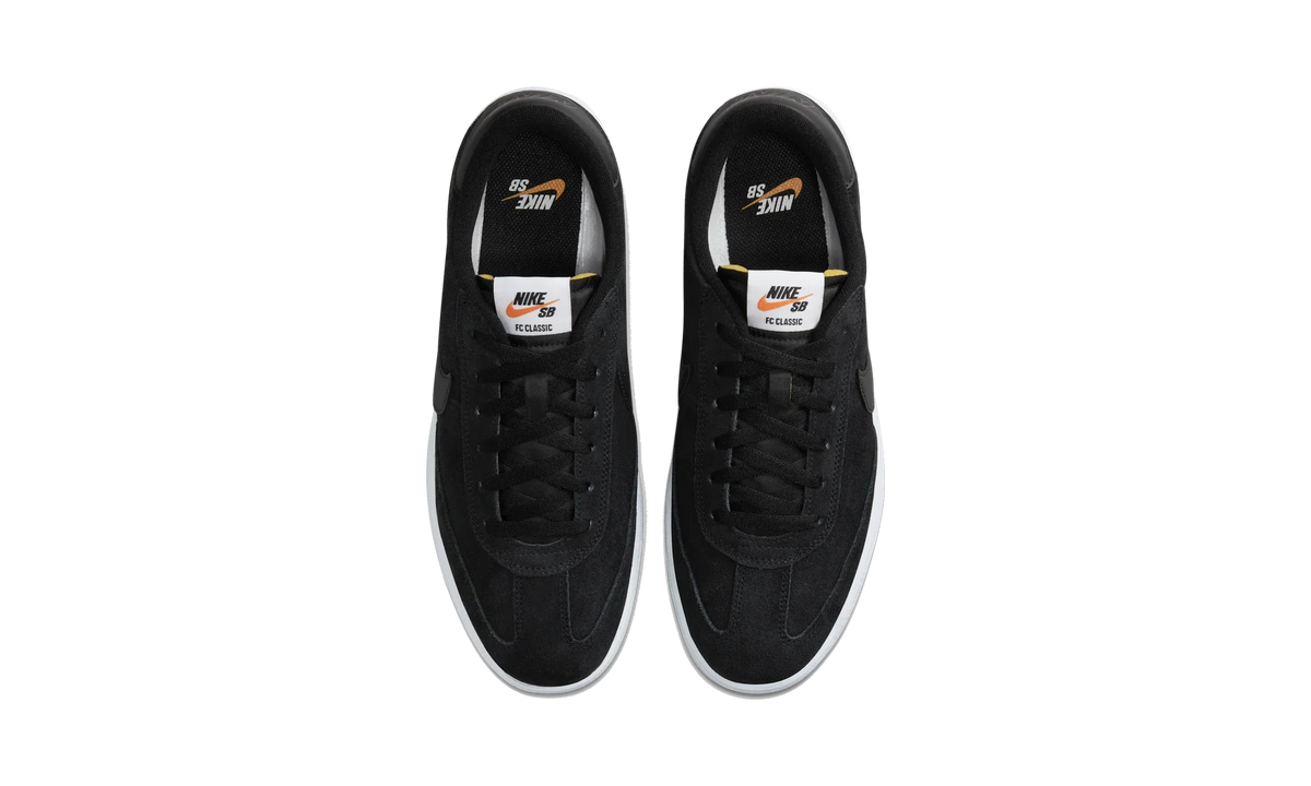 Overkicks - Nike SB FC Classic Black White Vivid Orange (909096-001) - vista superior