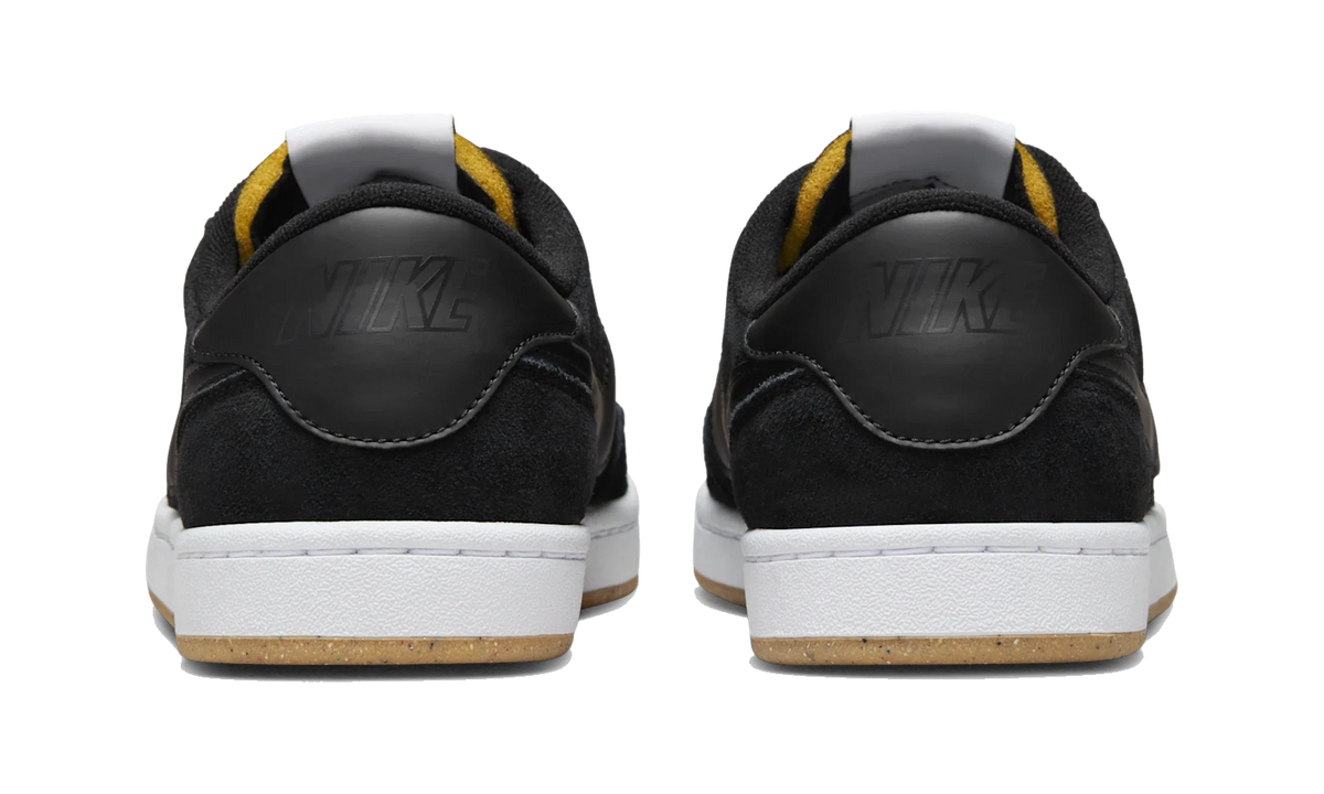 Overkicks - Nike SB FC Classic Black White Vivid Orange (909096-001) - detalle talon