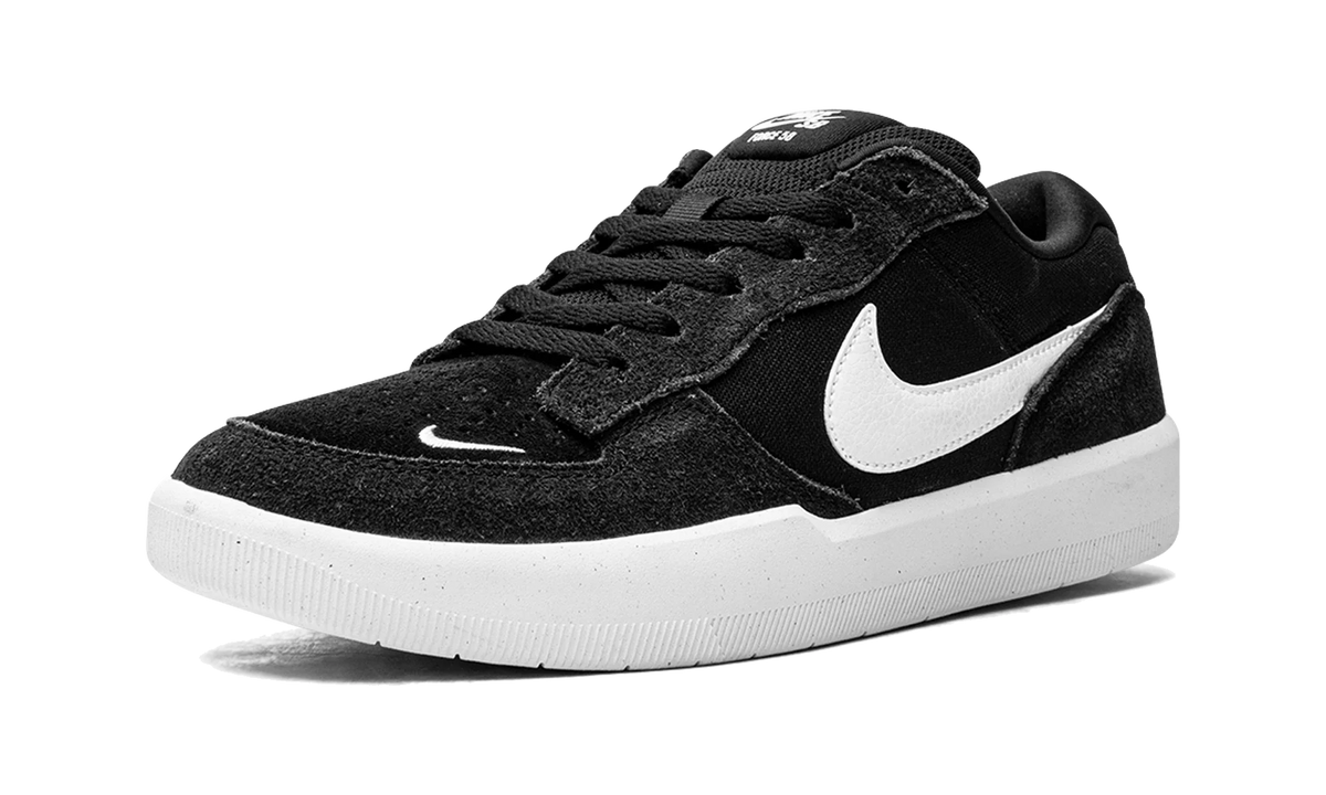 Overkicks - Nike SB Force 58 Black White (CZ2959-001) - detalle suela