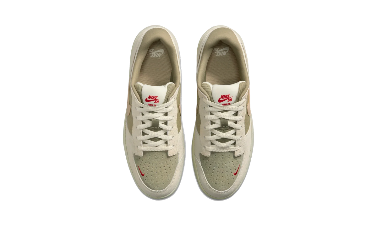 Overkicks - Nike SB Force 58 Coconut Milk Neutral Olive (DV5477-106) - vista superior