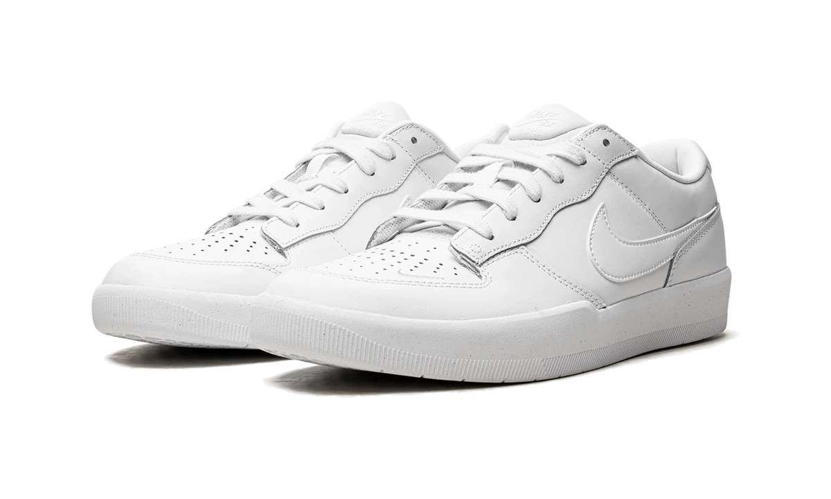 Overkicks - Nike SB Force 58 Premium Triple White (DH7505-100) - vista trasera