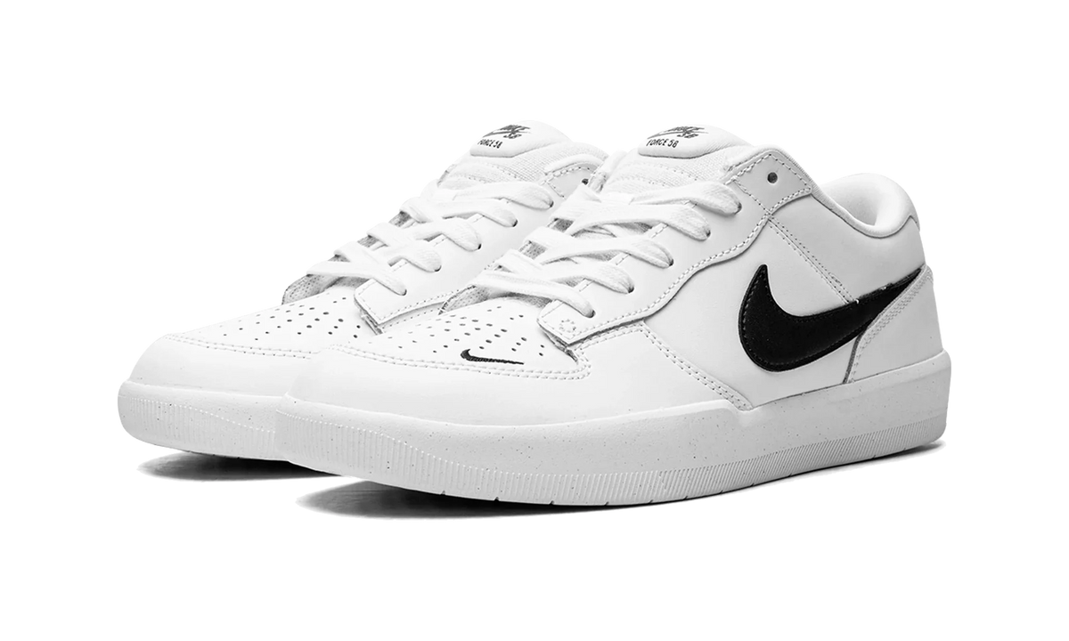 Overkicks - Nike SB Force 58 Premium White Black (DH7505-101) - vista trasera