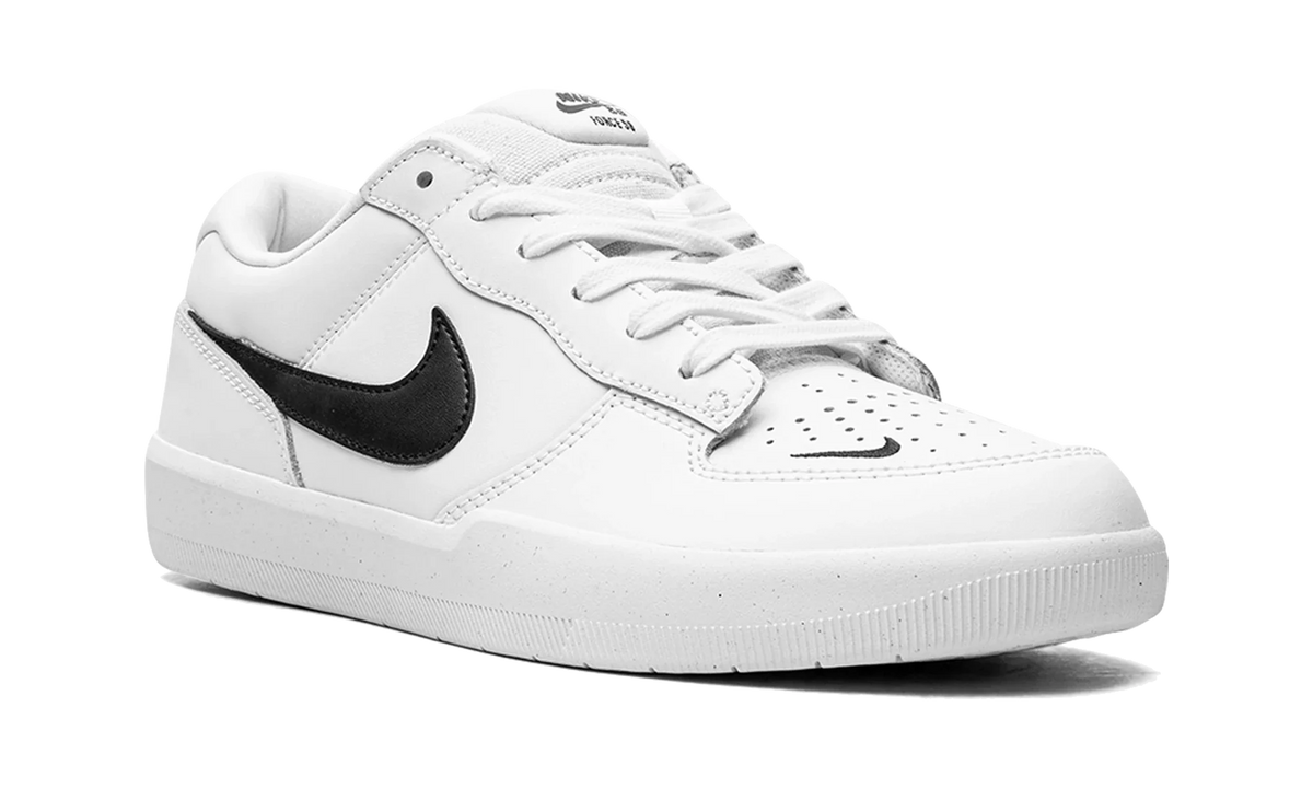 Overkicks - Nike SB Force 58 Premium White Black (DH7505-101) - detalle lateral interior