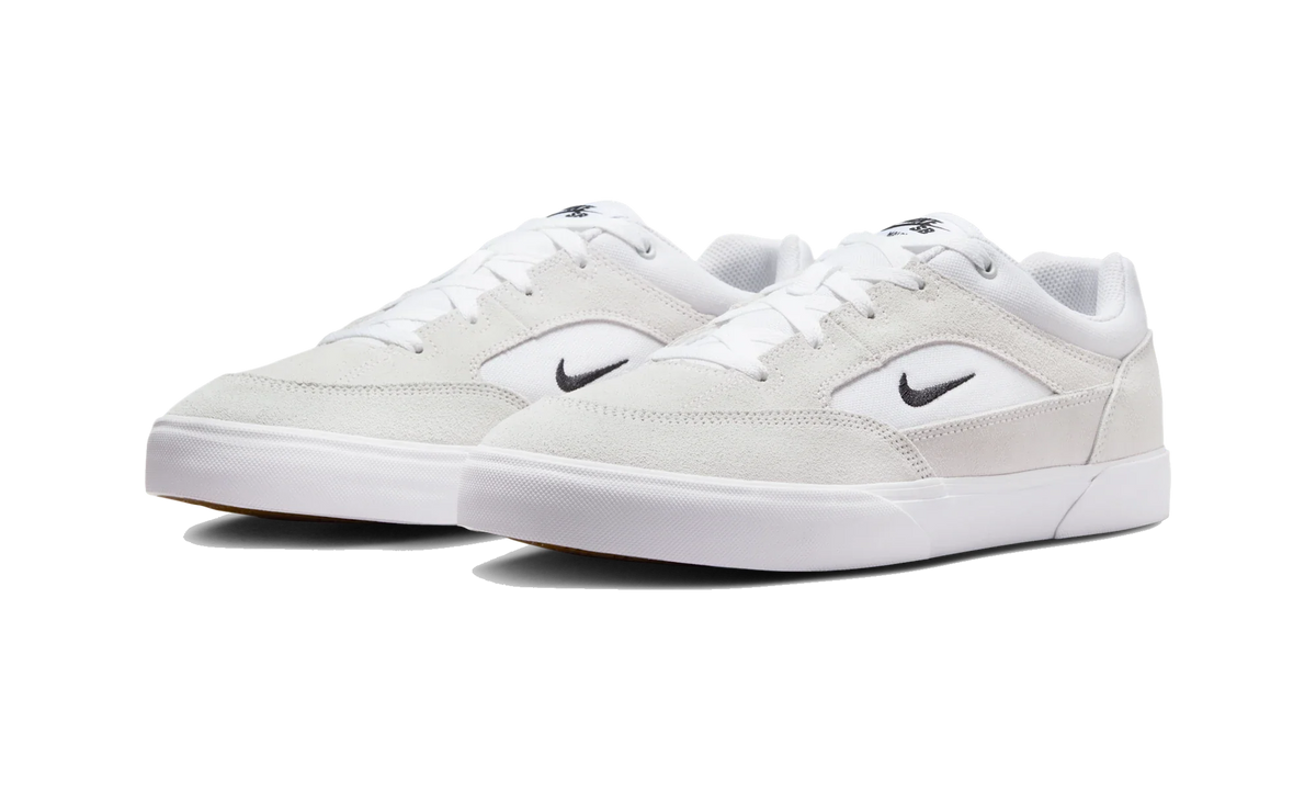 Overkicks - Nike SB Malor White Summit White (FV6064-101) - vista trasera