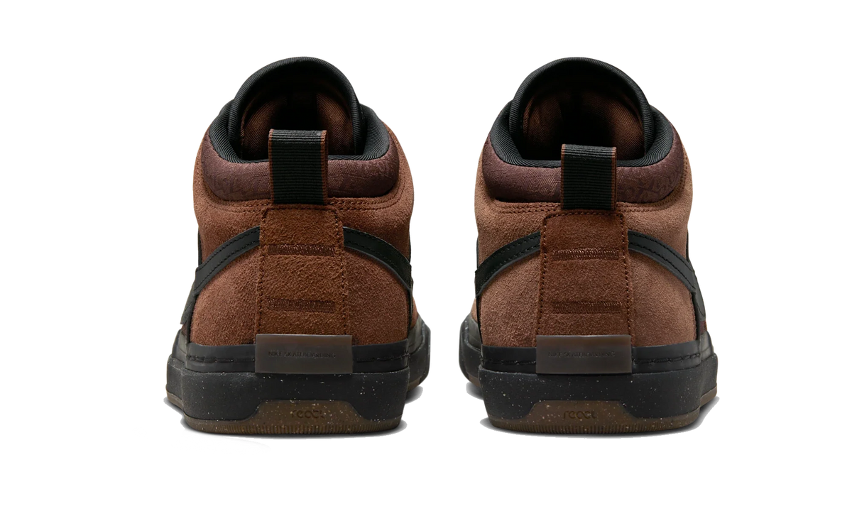 Overkicks - Nike SB React Leo Baker Cacao Wow (DX4361-200) - detalle talon