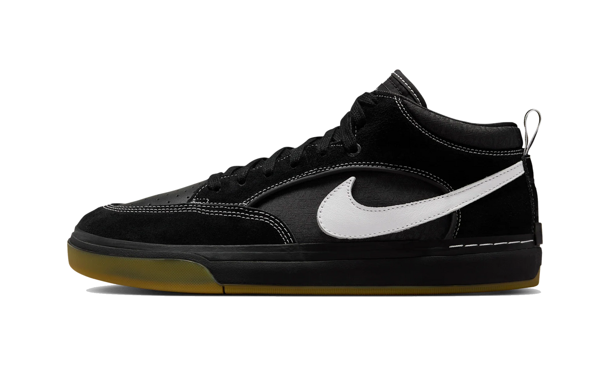 Overkicks - Nike SB React Leo Black Gum (DX4361-005) - vista lateral