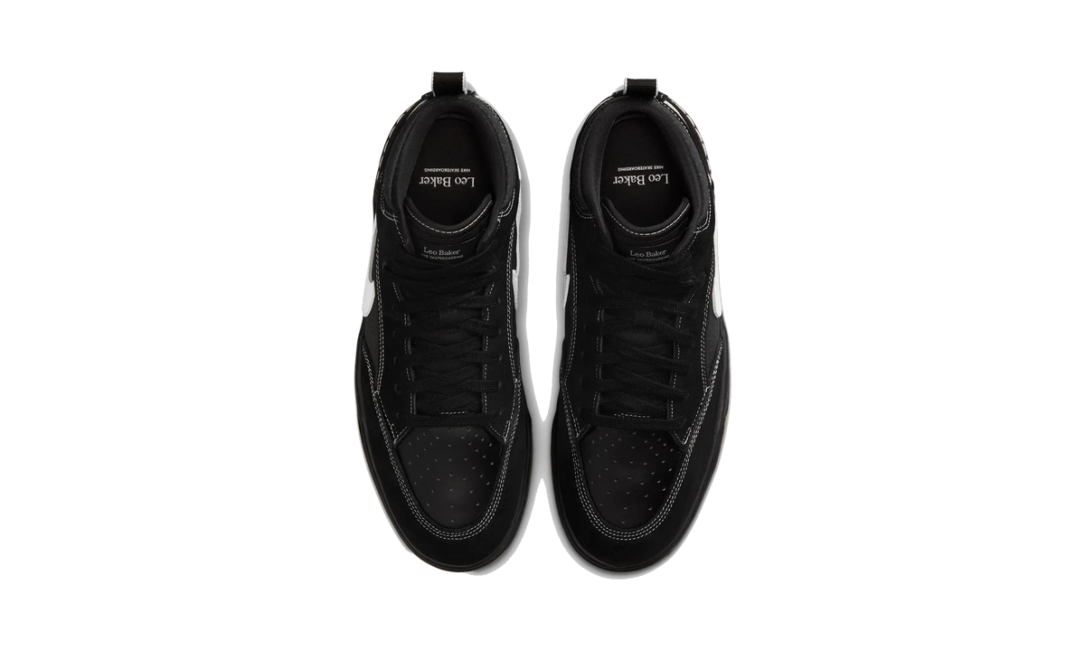 Overkicks - Nike SB React Leo Black Gum (DX4361-005) - vista superior