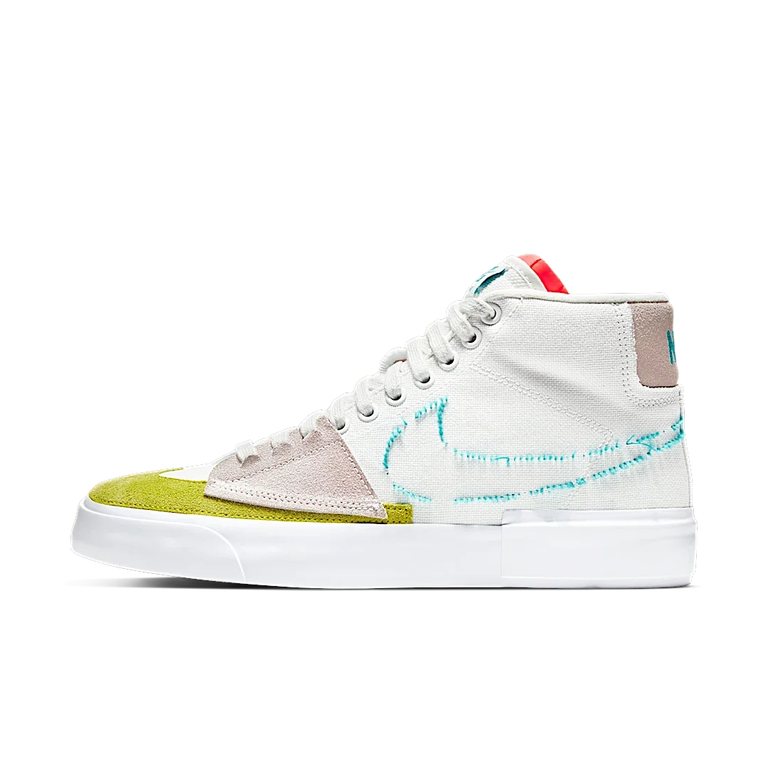 Overkicks - Nike SB Zoom Blazer Mid Edge Hack Pack Aqua (CI3833-101) - vista lateral