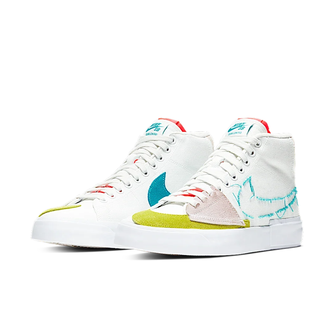 Overkicks - Nike SB Zoom Blazer Mid Edge Hack Pack Aqua (CI3833-101) - vista trasera