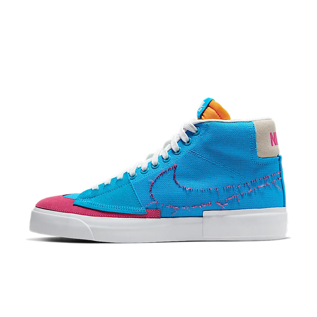 Overkicks - Nike SB Zoom Blazer Mid Edge Hack Pack Blue (CI3833-400) - vista lateral