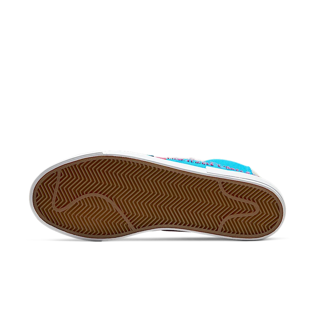 Overkicks - Nike SB Zoom Blazer Mid Edge Hack Pack Blue (CI3833-400) - detalle suela