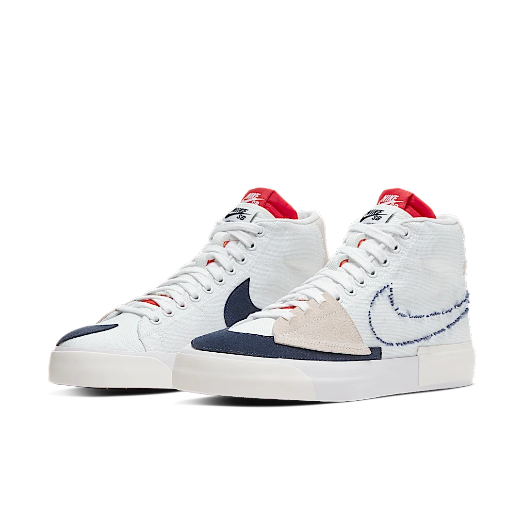 Overkicks - Nike SB Zoom Blazer Mid Edge Hack Pack White (CI3833-100) - vista trasera