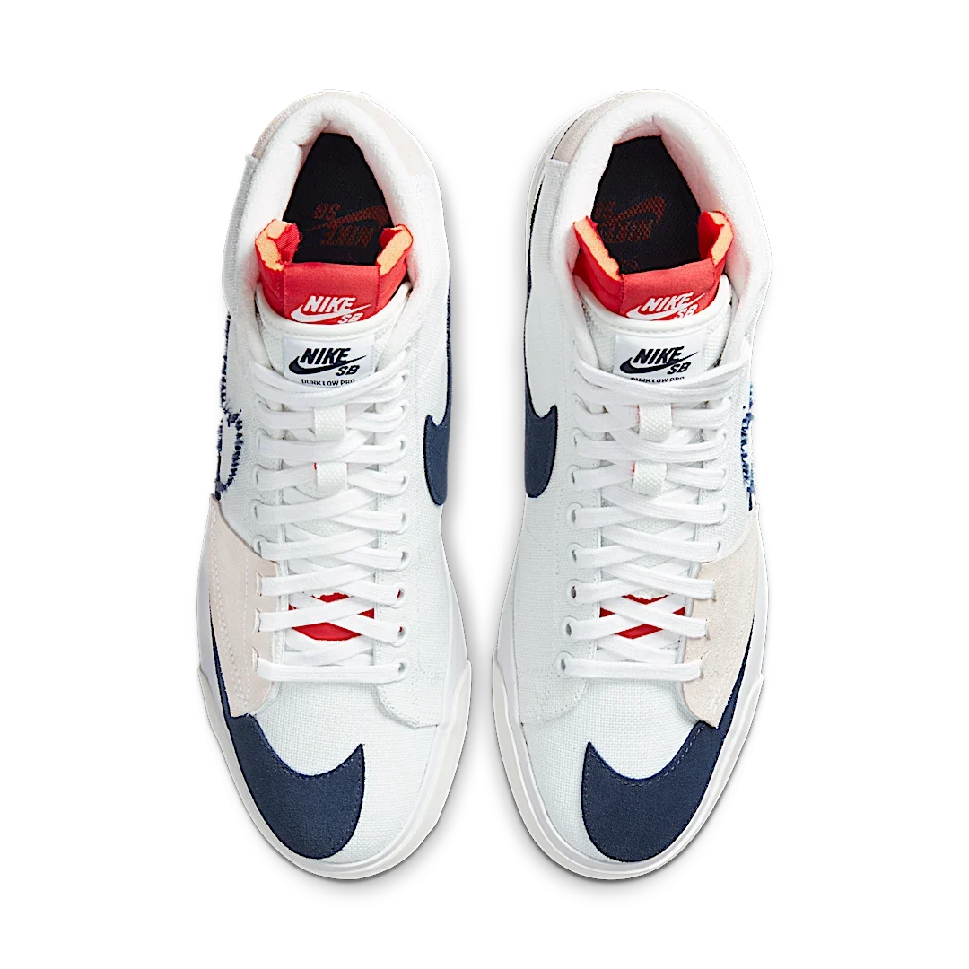 Overkicks - Nike SB Zoom Blazer Mid Edge Hack Pack White (CI3833-100) - par completo