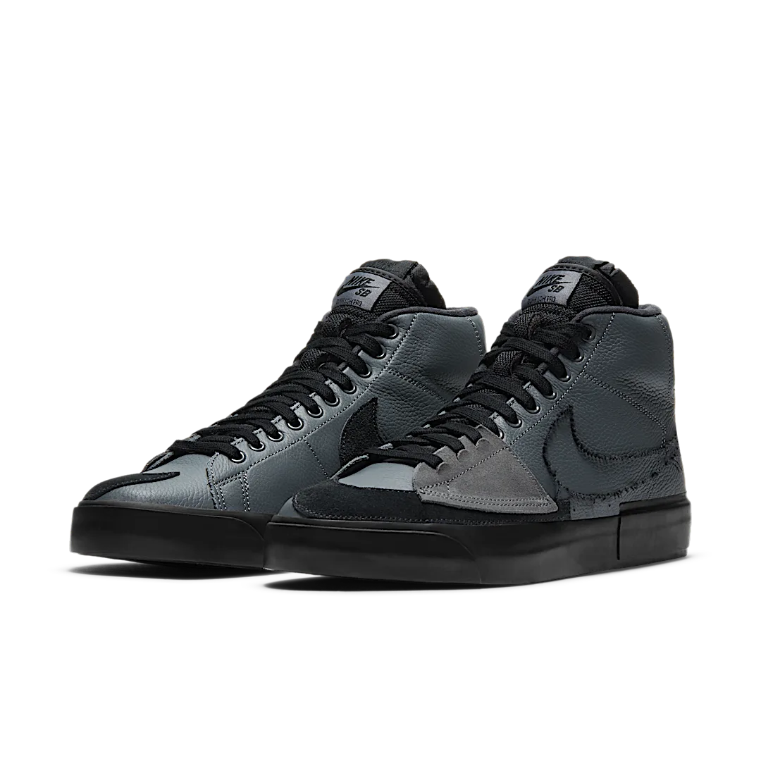 Overkicks - Nike SB Zoom Blazer Mid Edge Iron Grey (DA2189-001) - vista trasera