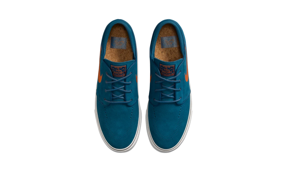 Overkicks - Nike SB Zoom Janoski OG+ Blue Force Campfire Orange (FD6757-401) - vista superior