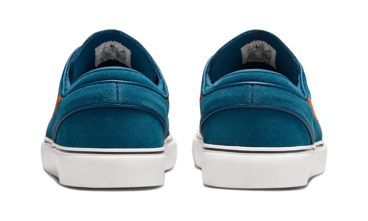 Overkicks - Nike SB Zoom Janoski OG+ Blue Force Campfire Orange (FD6757-401) - detalle talon