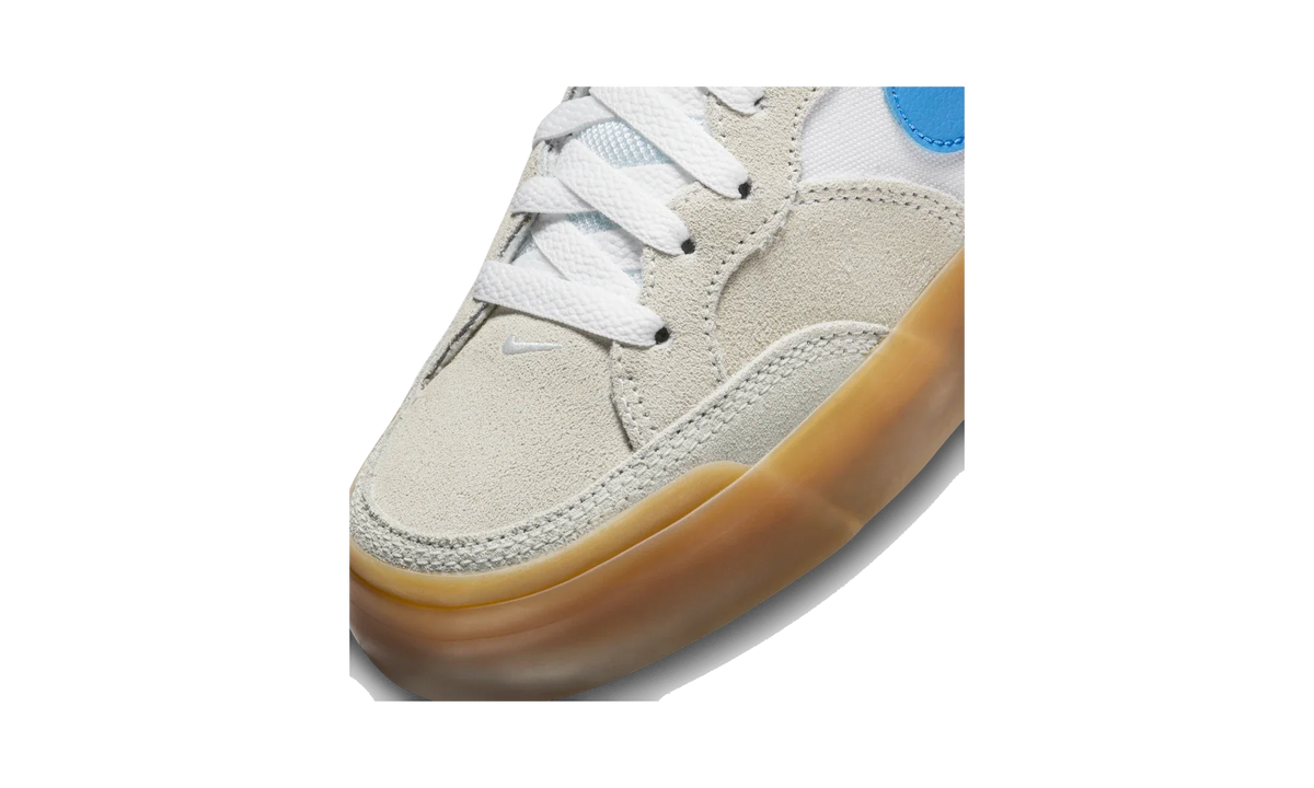 Overkicks - Nike SB Zoom Pogo Plus White University Blue Gum (Womens) (DR9114-100) - detalle lateral interior