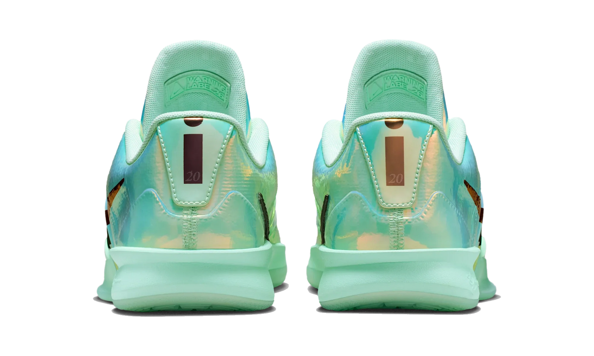Overkicks - Nike Sabrina 3 LX All-Star Warning Label (Womens) (IB6676-300 / IB6677-300) - detalle talon