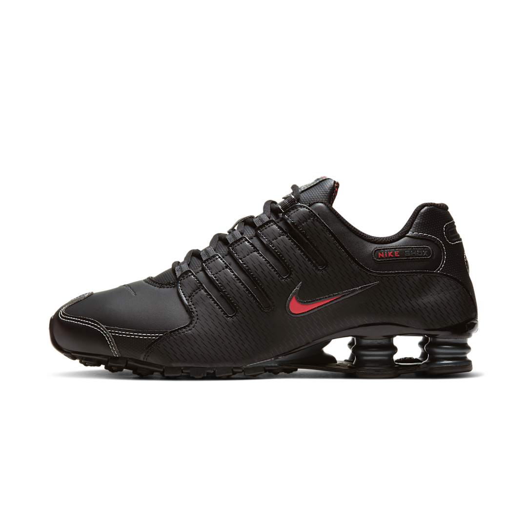Overkicks - Nike Shox NZ Black Varsity Red (378341-017) - vista lateral