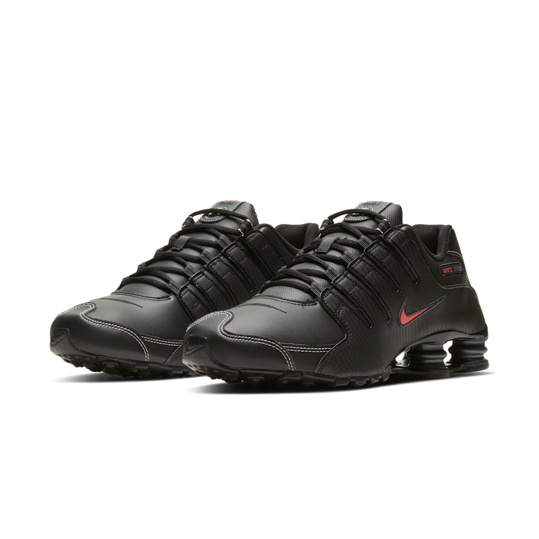 Overkicks - Nike Shox NZ Black Varsity Red (378341-017) - vista trasera
