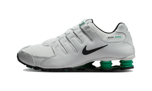 Overkicks - Nike Shox NZ Grey Fog Stadium Green Black (IQ8263-001) - vista lateral